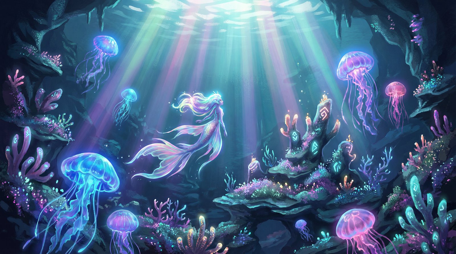 抖音风美少女写真视频-深海幻梦
